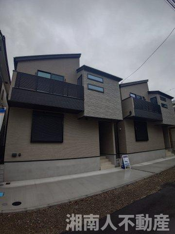 茅ヶ崎市矢畑　新築戸建全2棟　2号棟の外観|おしゃれな外観です