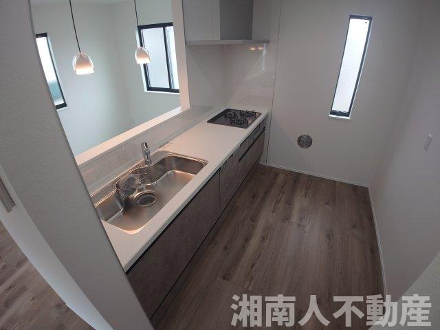 茅ヶ崎市矢畑　新築戸建全2棟　2号棟のキッチン|使いやすいキッチンです