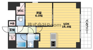 【間取り】 | Metrosa谷町六丁目South