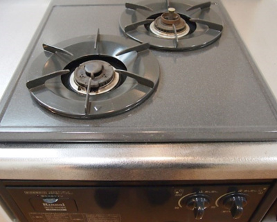 【キッチン】 | ルーブル早稲田弐番館 | ２口ガスキッチン