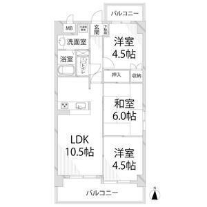 ルピナス南大路の間取り