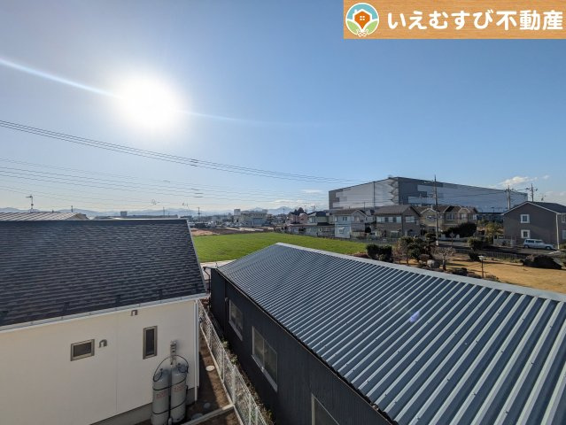 Cradle garden　上里町嘉美第4の展望|高い建物が無く開放感のある展望
バルコニーからの展望も開けていて閑静な住宅地が望めます。日当りも良いですね♪