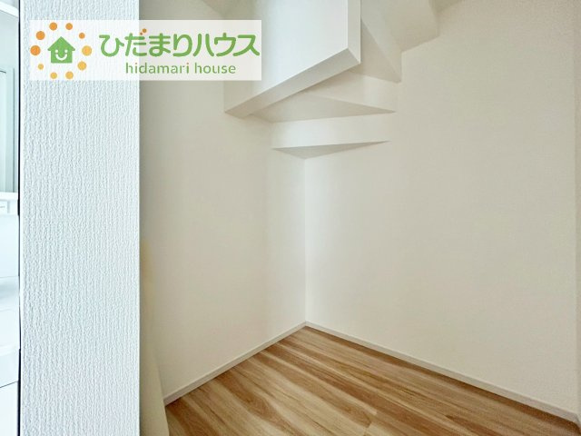 【収納】 | 我孫子市つくし野8期　新築戸建 | 洗面所のリネン庫はタオルや肌着類などの収納に便利です！！