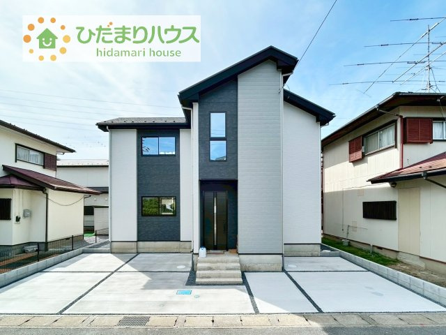 【外観】 | 我孫子市つくし野8期　新築戸建 | 南側道路なので陽当り良好◎陽だまりポカポカのマイホームです!(^^)!