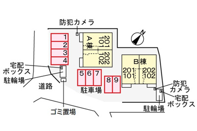 【駐車場】 | エアリーＡ