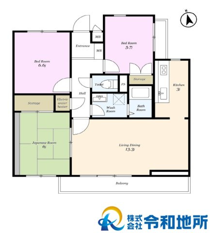 ライフコア茅ヶ崎の間取り