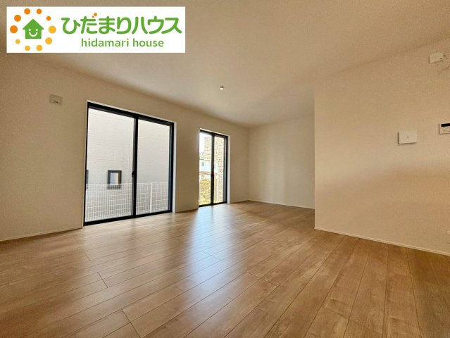 野田七光台24-1期　新築戸建　1号棟の居間・リビング|家族団らんの時間も増えそうなくつろぎのＬＤＫ☆					
