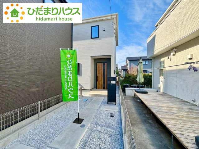 野田七光台24-1期　新築戸建　1号棟の外観|堂々完成！現地見学大歓迎です！ お気軽にお問い合わせください！