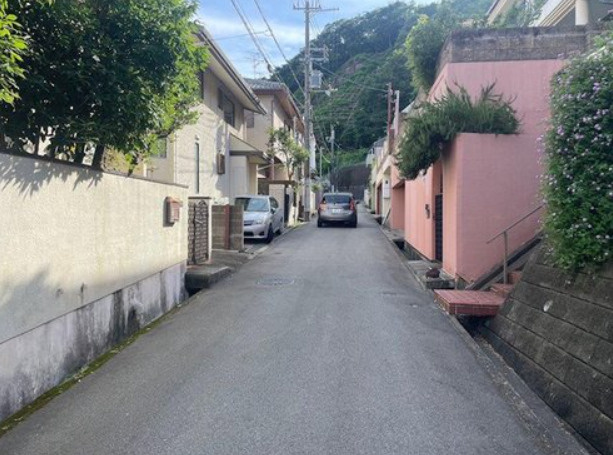 森北町7丁目　新築戸建の前面道路含む現地写真