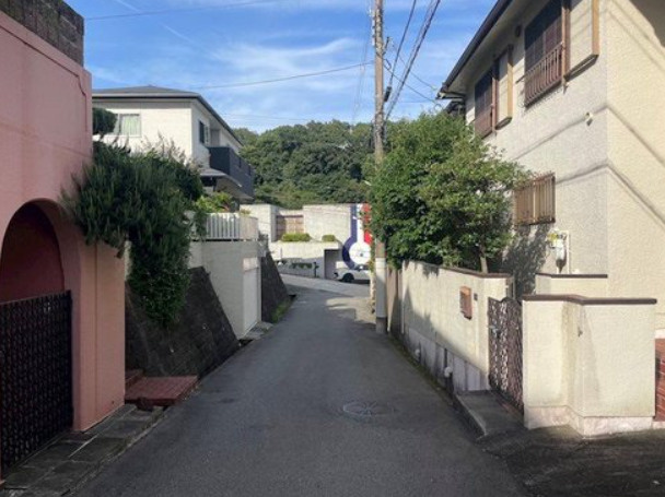 森北町7丁目　新築戸建の前面道路含む現地写真
