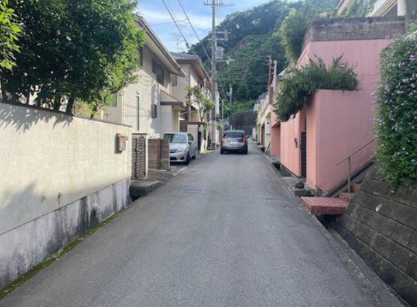 森北町7丁目　新築戸建の前面道路含む現地写真