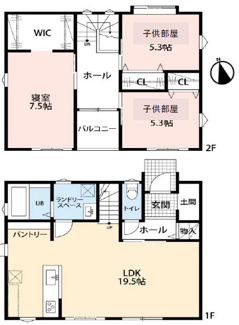 【間取り】 | 鳥取市徳尾中古戸建て