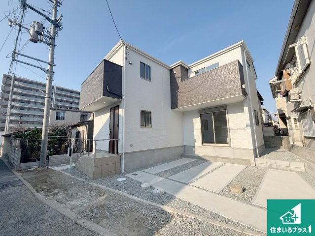 堺市西区浜寺昭和町　新築一戸建ての外観|お客様に長く安心して住んでいだだける事にこだわった家づくり！住んでからのアフターサービスにもしっかりと取り組んでいます！