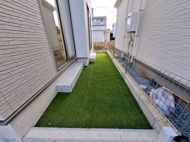 中頭郡読谷村字瀬名波の新築一戸建の庭|嬉しいお庭付き♪