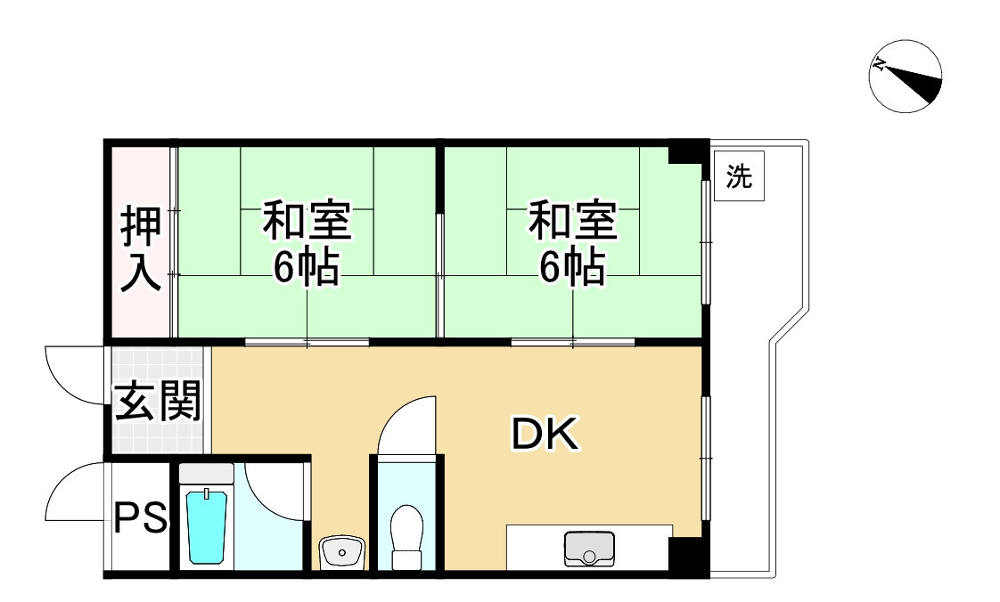 メゾン近江富士の間取り