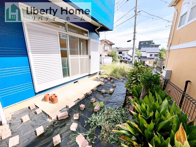 土浦市下高津4丁目　中古戸建の庭