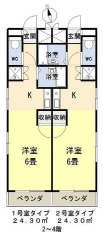 戸田市上戸田２丁目の一棟マンションの間取り