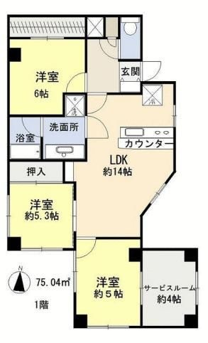 戸田市上戸田２丁目の一棟マンションの間取り