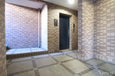 【ロビー】 | CRECER新栄 | 落ち着いたロビーです