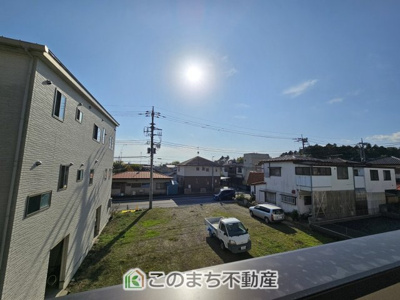 【展望】 | ワイウッドコート宇都宮市兵庫塚第1期　3号棟 | バルコニーからの眺めです！