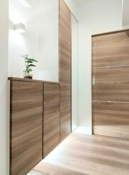 ライオンズマンション飯田橋の玄関