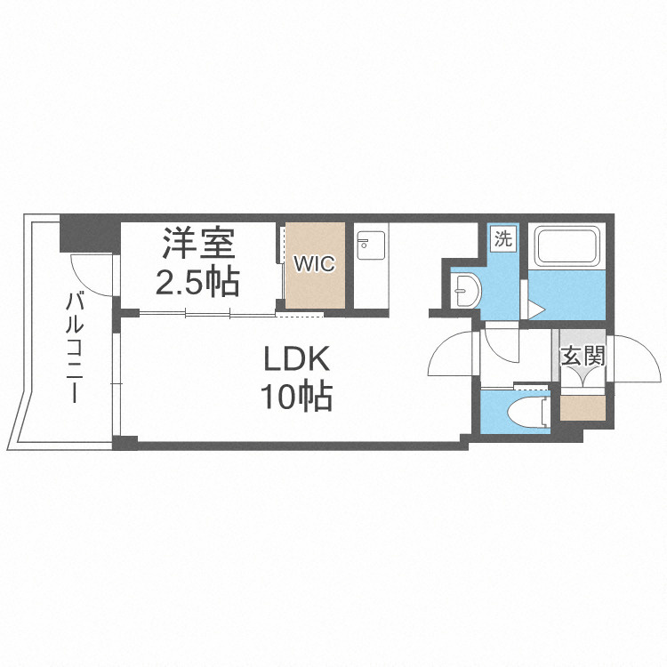 セレニテ西中島アリア弐番館の間取り