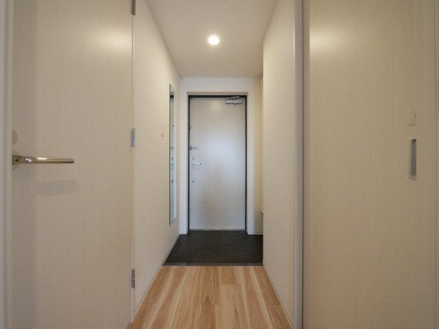 セレニテ西中島アリア弐番館の玄関