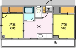 【間取り】 | 第２５シンエイビル