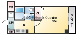 【間取り】 | M’プラザ布施弐番館