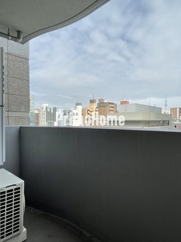 カーサスプレンディッド日本橋水天宮のバルコニー