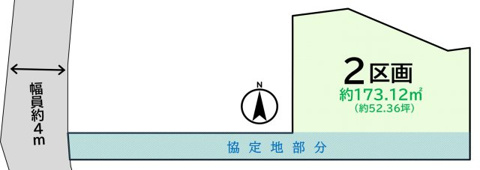~ 陽当りの良い 南道路の土地 ~ 下宮田 土地の画像