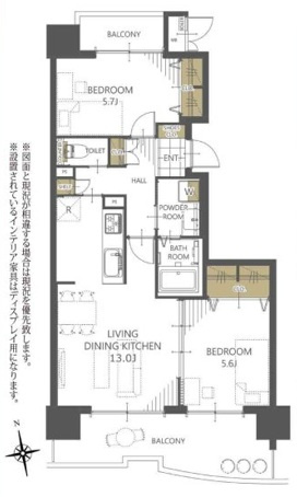 【間取り】 | パロスリバーコート博多弐番館☆仲介手数料無料☆