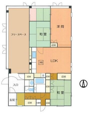 白洋ビルの間取り