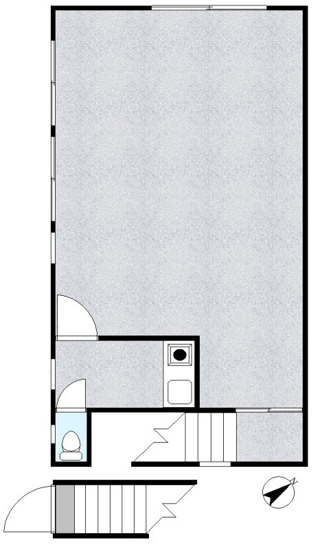 スペース藍染の間取り