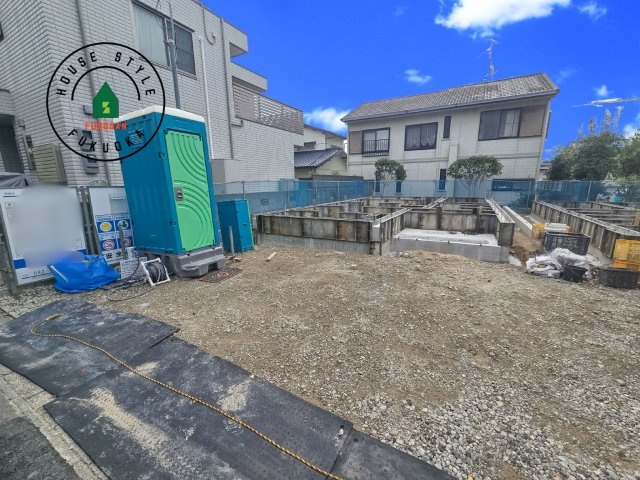 福岡市東区雁の巣1丁目第4-2棟（1号棟）の外観|デザイン性のある外観です。