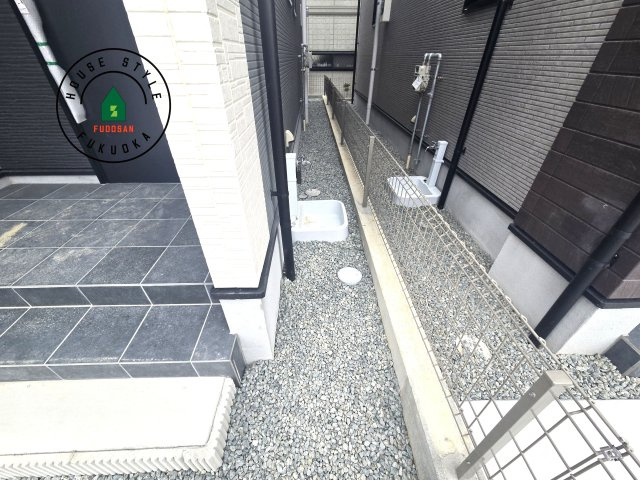 福岡市東区雁の巣1丁目第4-2棟（1号棟）の庭|お庭で自由な時間を過ごせます。