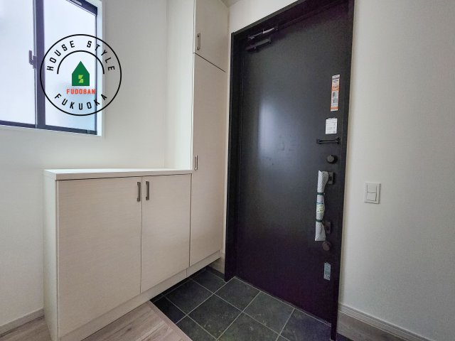 福岡市東区雁の巣1丁目第4-2棟（1号棟）の防犯設備|二重ロックでしっかり防犯対策ができます。