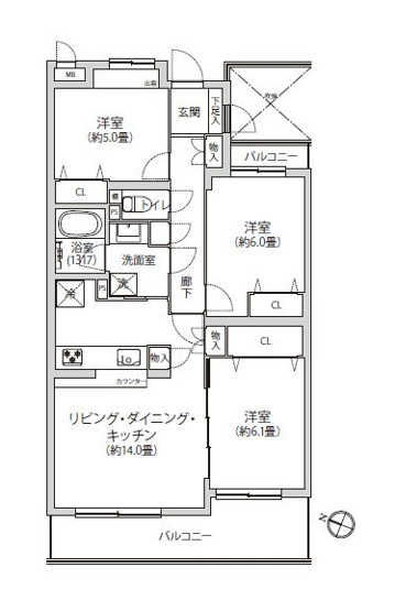 【間取り】 | 【HP限定公開】レールシティ西国分寺