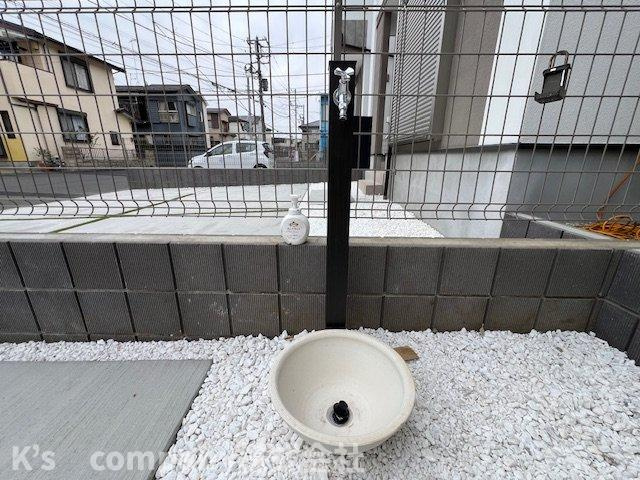 ◎茅ヶ崎市甘沼　新築戸建　4号棟の外観|外水栓付き◇◇