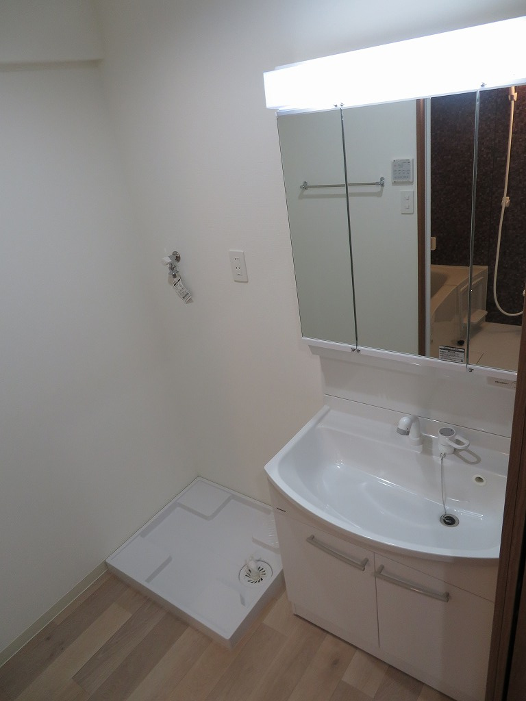 菊池郡菊陽町大字津久礼の賃貸マンションの洗面所