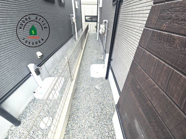 福岡市東区雁の巣1丁目第4-2棟（2号棟）の庭|お庭で自由な時間を過ごせます。