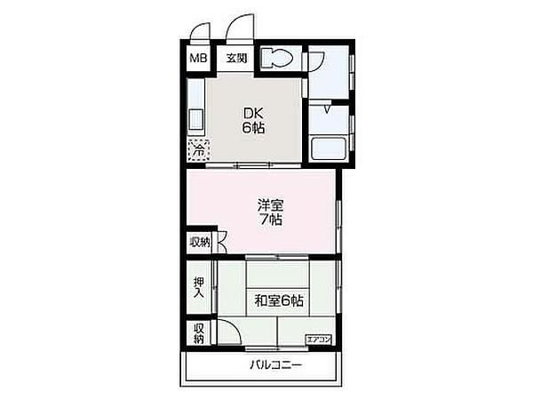 タートルクリーンハイツの間取り