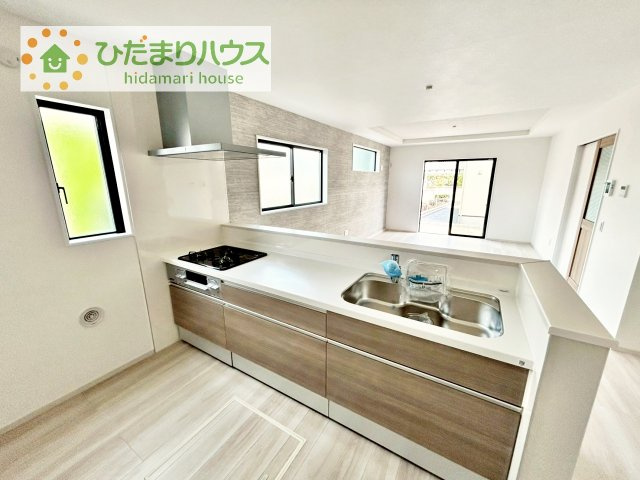【キッチン】 | つくば市玉取1期　新築戸建　2号棟 | 料理をしながらでも、ご家族との会話を楽しめる対面式キッチン♪