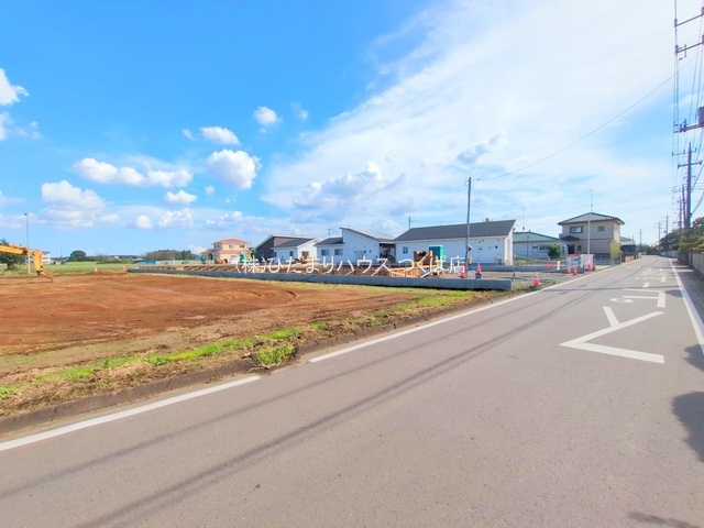 【前面道路含む現地写真】 | つくば市今鹿島9期　新築戸建　全3棟 | 10月2日撮影