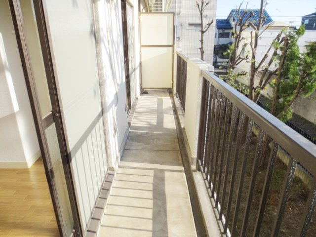 フォレストマンション武蔵浦和のバルコニー
