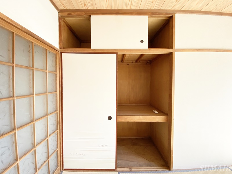 村上マンションの収納|6帖和室の収納です☆
