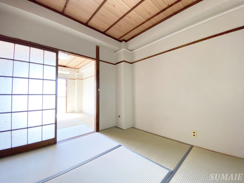 村上マンションの和室|6帖のお部屋の別角度からです！