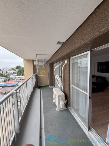 小田原サニータウンのバルコニー