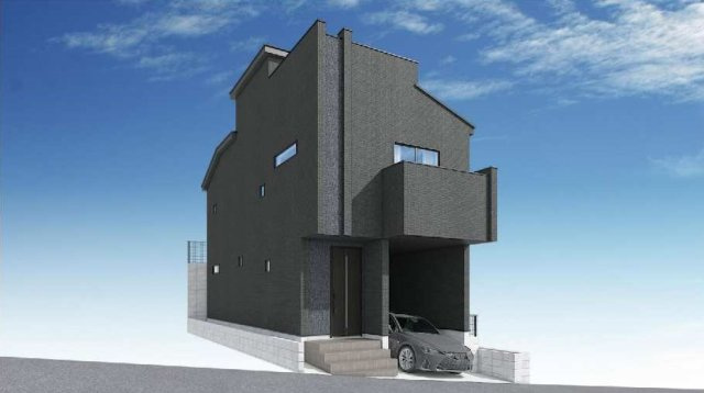 【横浜市保土ケ谷区星川1丁目22-26新築戸建て】★仲介手数料無料★（星川学校・岩崎中学校）の外観パース