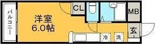 オーシャン本町の間取り